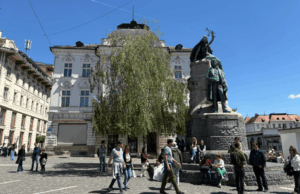 Prešeren-Platz in Ljubljana